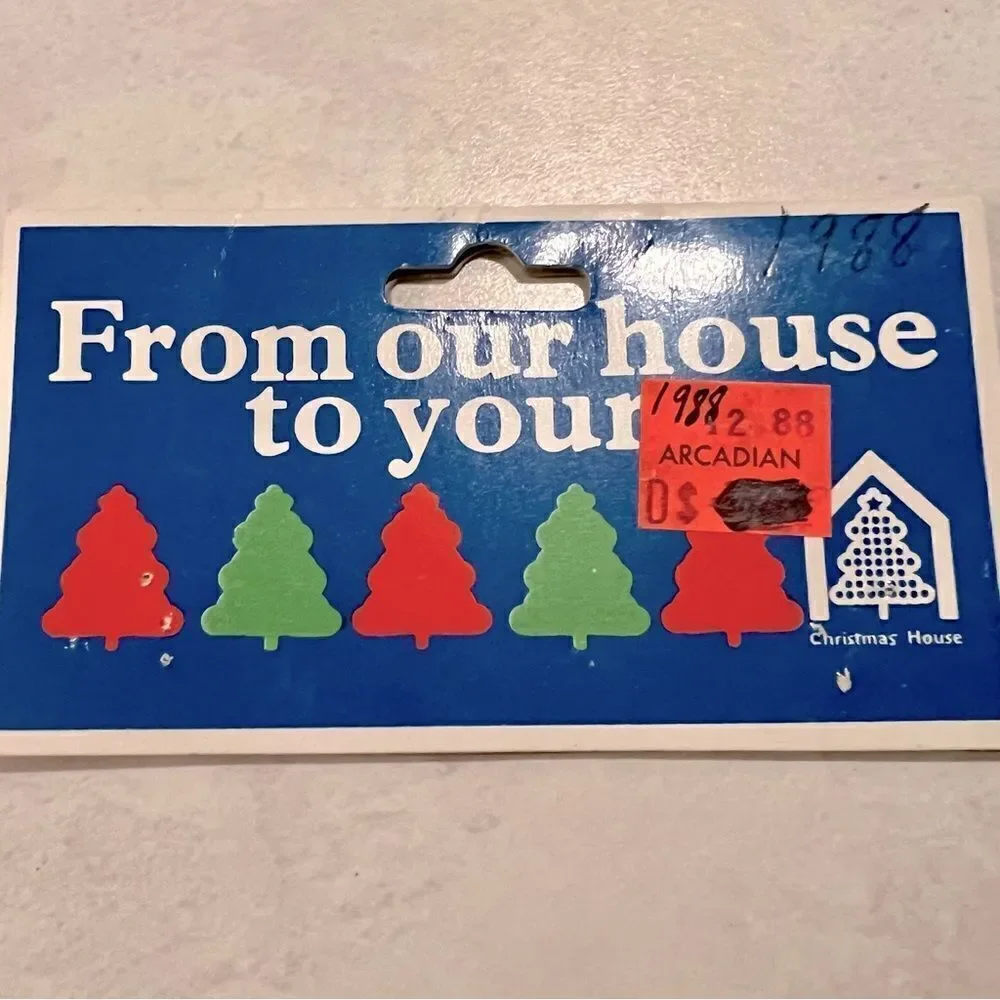 Christmas House vintage 80s